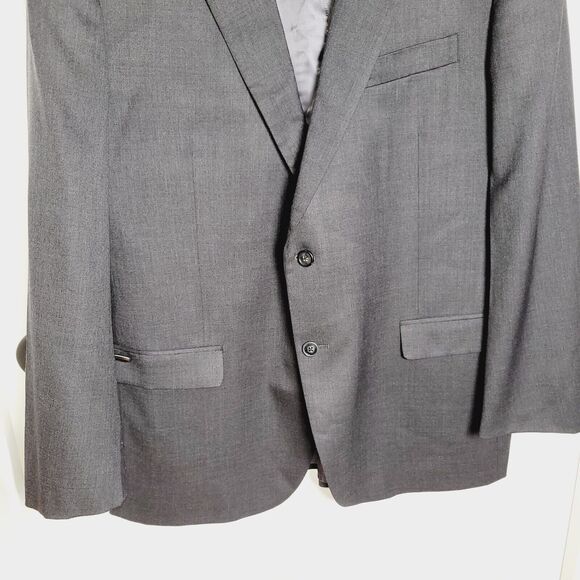Brooks Brothers Blazer 46R Gray 1818 Madison Estrato Togna 1840 Wool Sport Coat - Picture 3 of 16
